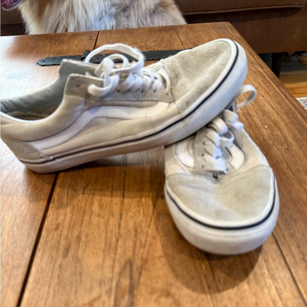 Gray old school Vans